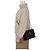 Autre Marque Borsa a Tracolla Sunset Medium in Pelle Liscia con Catena Nero Argento - vista 12