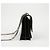 Autre Marque Borsa a Tracolla Sunset Medium in Pelle Liscia con Catena Nero Argento - vista 6