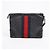 Gucci Clutch Bag GG Supreme Canvas Web Strap Black - vista 2
