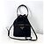 Prada Borsa bucket a tracolla in Re-Nylon con logo triangolare Nero - vista 3