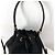 Prada Borsa bucket a tracolla in Re-Nylon con logo triangolare Nero - vista 6