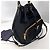 Prada Borsa bucket a tracolla in Re-Nylon con logo triangolare Nero - vista 8