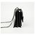 Autre Marque Borsa a tracolla Sunset Medium in pelle liscia con catena Nero Argento - vista 6