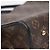 Louis Vuitton Borsa tote e a tracolla in tela Monogram e pelle MM Size Black - vista 14