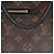 Louis Vuitton Borsa tote e a tracolla in tela Monogram e pelle MM Size Black - vista 25