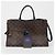 Louis Vuitton Borsa tote e a tracolla in tela Monogram e pelle MM Size Black - vista 28