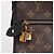 Louis Vuitton Borsa tote e a tracolla in tela Monogram e pelle MM Size Black - vista 3