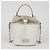 Maison Martin Margiela Mini borsa secchiello da donna in tela bianca - vista 2