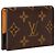 Louis Vuitton Monogram Slim Kartenetui Orange