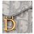 Dior Porta-cartões Saddle Bloom Grey Oblique Jacquard - vista 6
