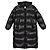 Piumino Lungo Moncler Nero