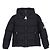 Moncler Kapuzen-Daunenpullover Navy