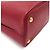 Borsa a mano Prada Saffiano Panier rossa in pelle - vista 7