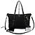 Prada Borsa Tote e Borsa a Tracolla in Nylon Saffiano con Logo Dorato