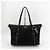 Prada Borsa Tote e Borsa a Tracolla in Nylon Saffiano con Logo Dorato - vista 10
