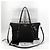 Prada Borsa Tote e Borsa a Tracolla in Nylon Saffiano con Logo Dorato - vista 9