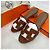 Hermès Sandali e Pantofole Oasis Gold - vista 5