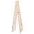 Foulard in twill di seta Céline Sabbia Bianco Ruggine - vista 3