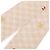 Foulard in twill di seta Céline Sabbia Bianco Ruggine - vista 6
