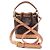 Borsa a mano Louis Vuitton Monogram Nano Noe Marrone - vista 3