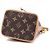 Borsa a mano Louis Vuitton Monogram Nano Noe Marrone - vista 7