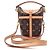 Borsa Duffel Louis Vuitton Monogram Marrone - vista 3
