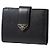 Prada Portefeuille en cuir Saffiano