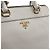 Prada Weiße Vitello Phoenix Tote Bag mit goldenem Logo - Ansicht 12