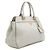 Prada Weiße Vitello Phoenix Tote Bag mit goldenem Logo - Ansicht 3