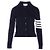 Camisa Thom Browne 4-Bar Stripe de algodão azul marinho