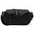 Versace Bolsa de ombro acolchoada em couro preto - vista 2