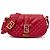 Versace Gesteppte Schultertasche aus rotem Leder