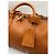 Borsa a mano LOUIS VUITTON KEEPALL in pelle EPI Brown - vista 4