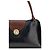 Versace Borsa a tracolla Bos Taurus in pelle di vitello nera - vista 4