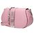 Versace Bolsa de ombro em couro rosa - vista 3