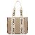 Borsa tote Chloé in lino beige
