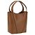 Chloé Borsa a tracolla Bos Taurus in pelle di vitello marrone - vista 3