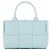 Bottega Veneta Blaue Tote Bag aus Lammleder