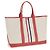 Thom Browne Borsa a tracolla in tessuto rossa - vista 2