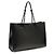 Jil Sander Bolsa de ombro Bos Taurus em couro de bezerro preto - vista 3