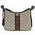 Borsa a tracolla Gucci Ophidia in tessuto monogramma beige