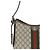 Borsa a tracolla Gucci Ophidia in tessuto monogramma beige - vista 4
