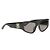 Balenciaga Occhiali da sole in acetato nero - vista 2