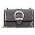 Jimmy Choo Borsa a tracolla in pelle grigia