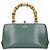 Jil Sander Borsa a mano in pelle verde