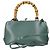 Jil Sander Borsa a mano in pelle verde - vista 3