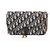 Dior Pouch Saddle Chain Blue Oblique Jacquard - vista 2