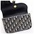 Dior Pouch Saddle Chain Blue Oblique Jacquard - vista 8