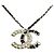 Chanel Collana da donna CC Pearl Crystal Logo
