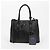 Prada Borsa Tote Saffiano Double Black - vista 11